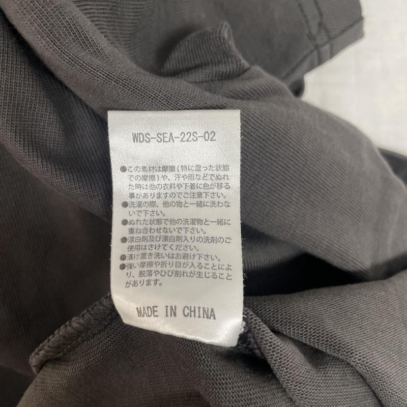 ウィンダンシー WIND AND SEA Tシャツ 半袖 WDS-SEA-22S-02 ロゴ プリント S/S T-SHIRT ストリート L ダークグレー / ダークグレー / メンズ USED 古着 中古 50144116