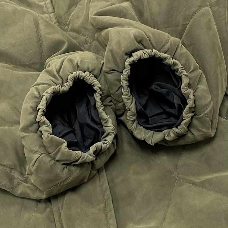 ウールリッチ WOOLRICH ジャケット、上着 ジャンパー、ブルゾン キルティング ジャケットモッズ コート ミリタリー ブルゾン M 無地 カーキ / カーキ / khaki レディース USED 古着 中古 50144121