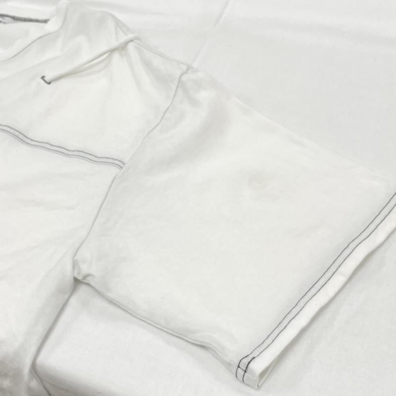 メゾンスペシャル MAISON SPECIAL Tシャツ 半袖 カッティング オーバーサイズ Tシャツ リボン カットソー FREE 無地 白 / ホワイト / white X 黒 / ブラック / black レディース USED 古着 中古 50144149