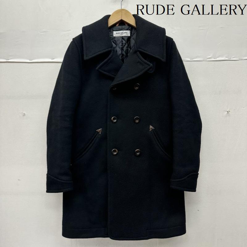 ルードギャラリー RUDE GALLERY コート コート一般 16AW TEDS テッズ ロング Pコート 2 黒 / ブラック / black メンズ USED 古着 中古 50144192