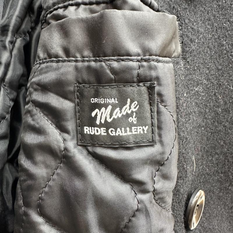 ルードギャラリー RUDE GALLERY コート コート一般 16AW TEDS テッズ ロング Pコート 2 黒 / ブラック / black メンズ USED 古着 中古 50144192