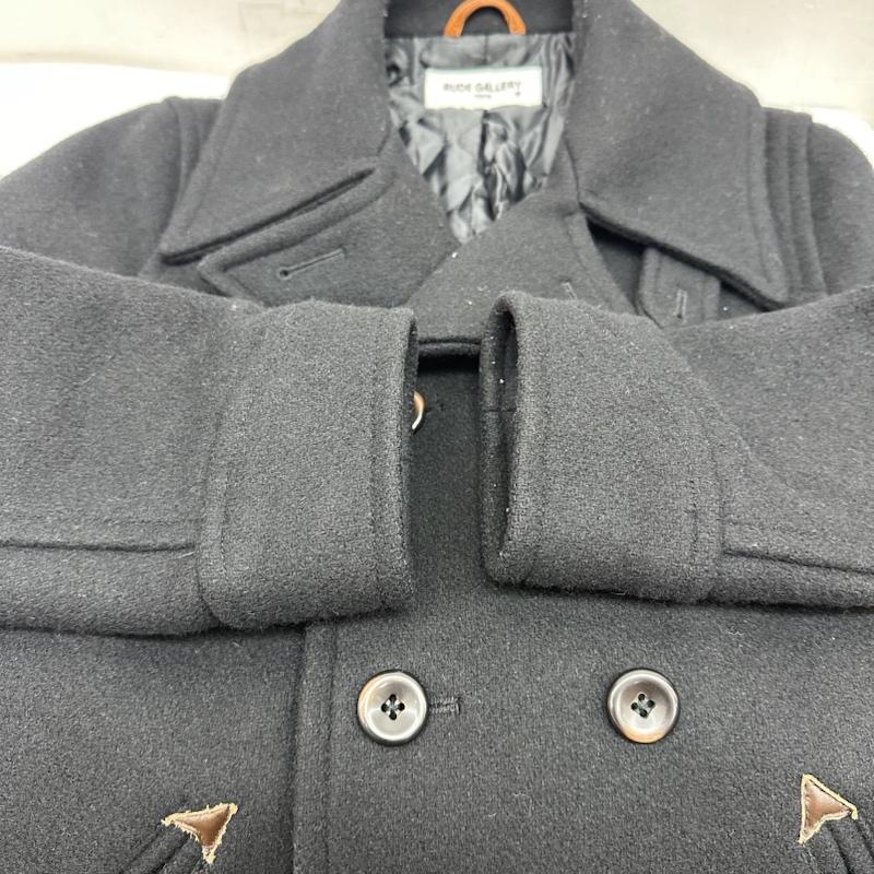 ルードギャラリー RUDE GALLERY コート コート一般 16AW TEDS テッズ ロング Pコート 2 黒 / ブラック / black メンズ USED 古着 中古 50144192