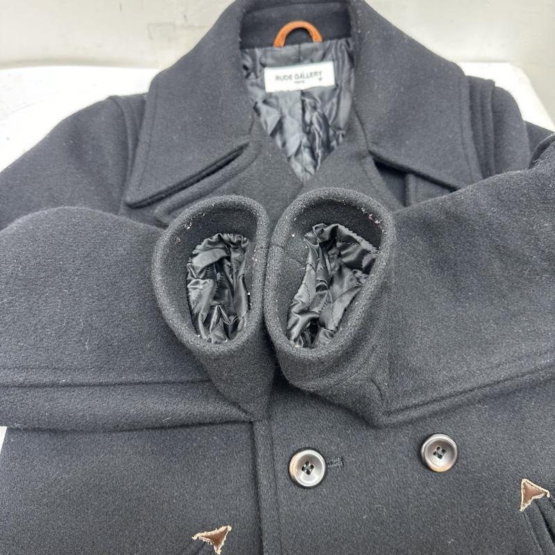 ルードギャラリー RUDE GALLERY コート コート一般 16AW TEDS テッズ ロング Pコート 2 黒 / ブラック / black メンズ USED 古着 中古 50144192