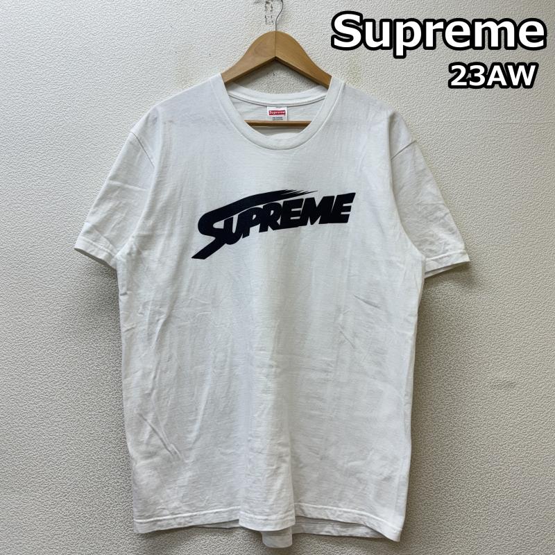 シュプリーム Supreme Tシャツ 半袖 23FW Mont Blanc Tee モンブラン Tシャツ WTAPS 西山徹 TET 復刻ロゴ M ロゴ、文字 X プリント 白 / ホワイト / white X 黒 / ブラック / black メンズ USED 古着 中古 50144200