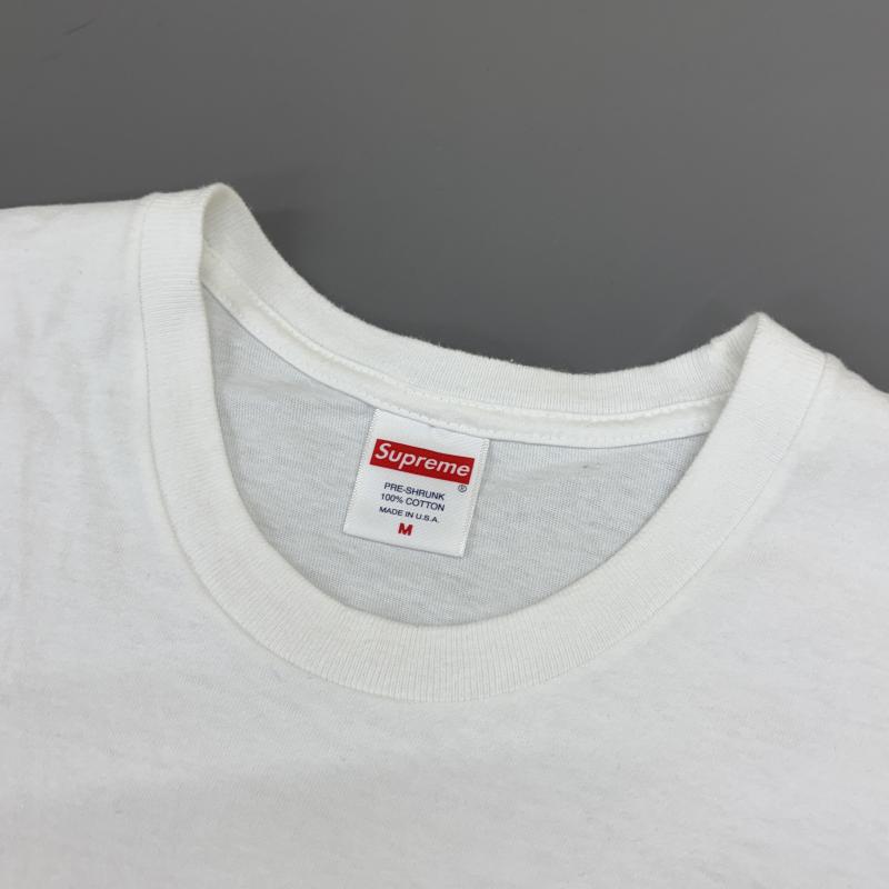 シュプリーム Supreme Tシャツ 半袖 23FW Mont Blanc Tee モンブラン Tシャツ WTAPS 西山徹 TET 復刻ロゴ M ロゴ、文字 X プリント 白 / ホワイト / white X 黒 / ブラック / black メンズ USED 古着 中古 50144200