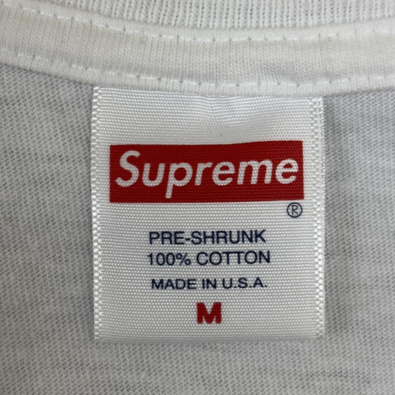 シュプリーム Supreme Tシャツ 半袖 23FW Mont Blanc Tee モンブラン Tシャツ WTAPS 西山徹 TET 復刻ロゴ M ロゴ、文字 X プリント 白 / ホワイト / white X 黒 / ブラック / black メンズ USED 古着 中古 50144200