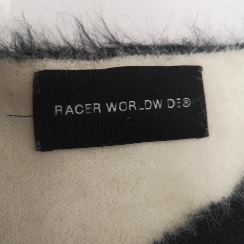 古着 USED マフラー マフラー RACER WORLDWIDE Core Memory マフラー - 白 / ホワイト / white X 黒 / ブラック / black メンズ USED 古着 中古 50144203
