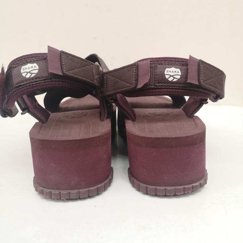 シャカ SHAKA サンダル サンダル 23ss FIESTA PLATFORM 厚底 サンダル 25.0cm ボルドー / ボルドー / レディース USED 古着 中古 50144209