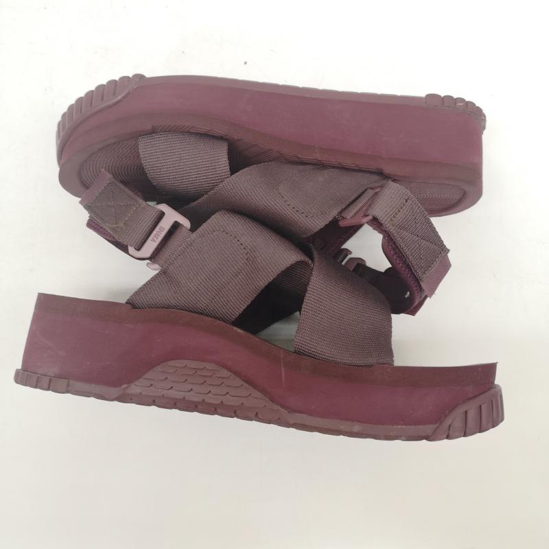シャカ SHAKA サンダル サンダル 23ss FIESTA PLATFORM 厚底 サンダル 25.0cm ボルドー / ボルドー / レディース USED 古着 中古 50144209