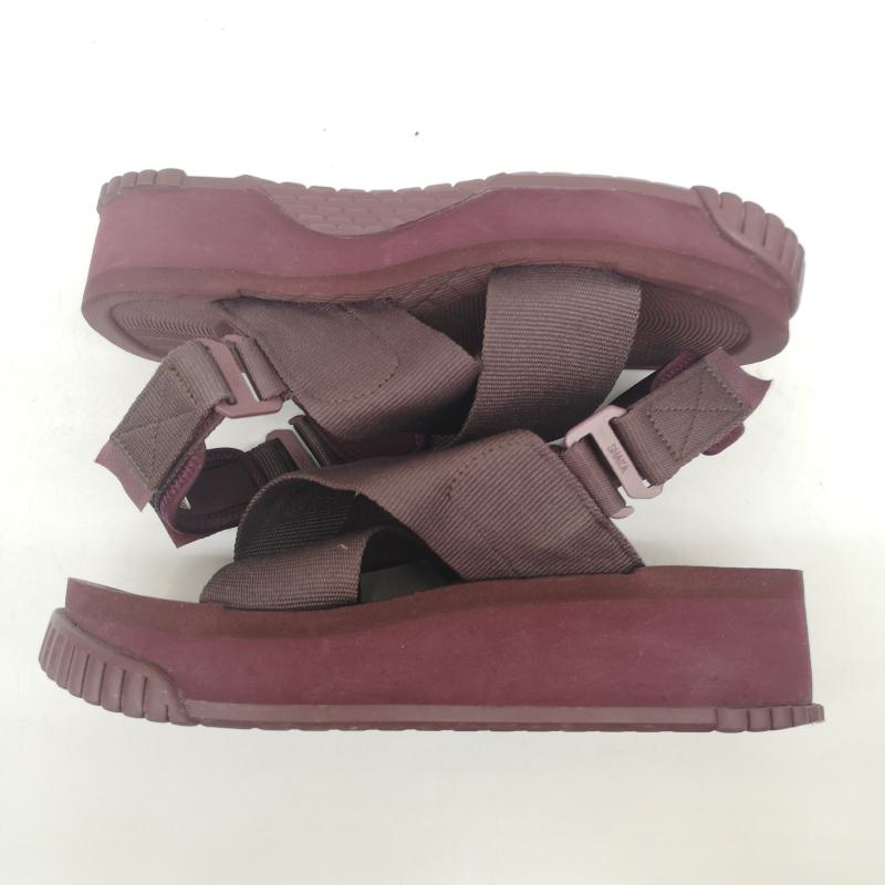 シャカ SHAKA サンダル サンダル 23ss FIESTA PLATFORM 厚底 サンダル 25.0cm ボルドー / ボルドー / レディース USED 古着 中古 50144209