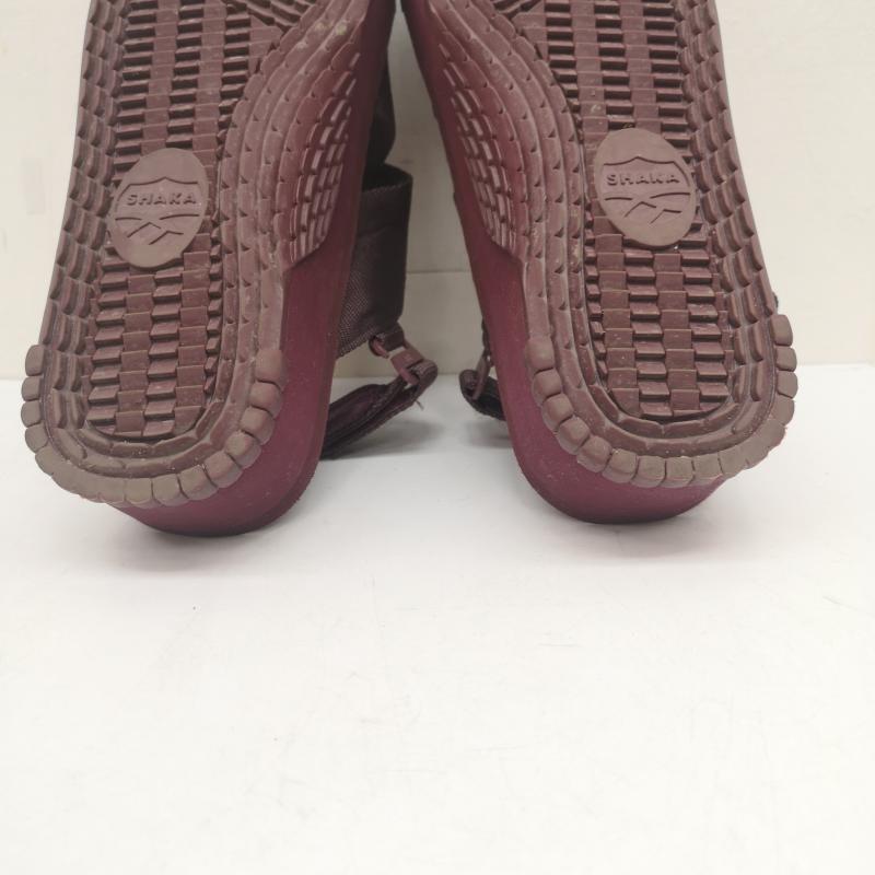 シャカ SHAKA サンダル サンダル 23ss FIESTA PLATFORM 厚底 サンダル 25.0cm ボルドー / ボルドー / レディース USED 古着 中古 50144209