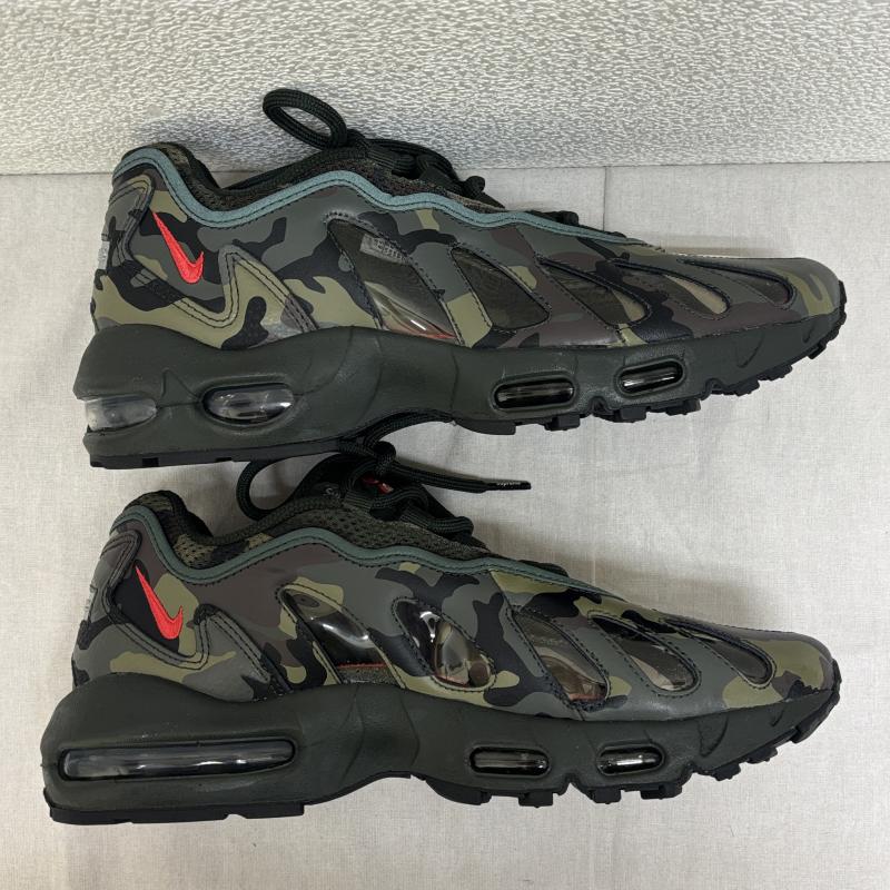 ナイキ NIKE スニーカー スニーカー SUPREME シュプリーム AIR MAX 96 エアマックス 21ss CV7652-300 26.5cm カモフラージュ柄・迷彩 X ロゴ、文字 メンズ USED 古着 中古 50144221