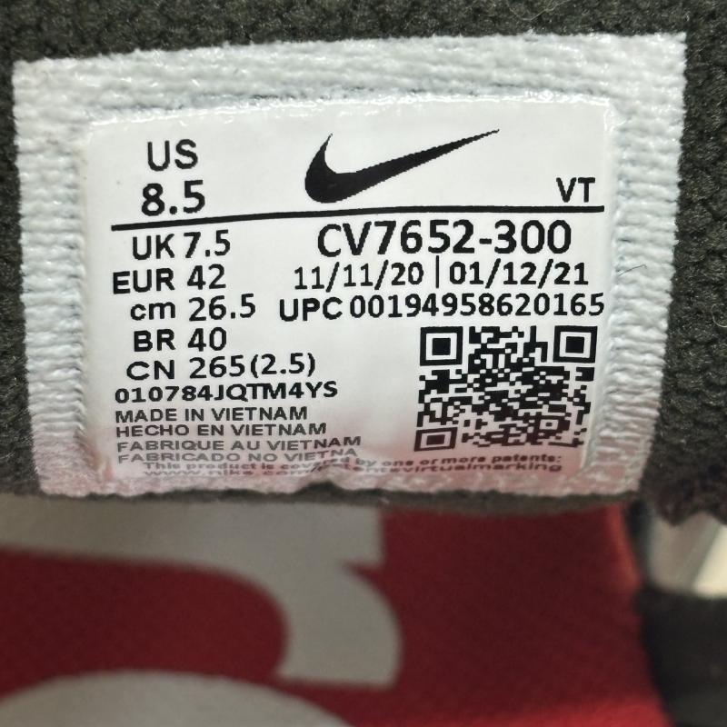 ナイキ NIKE スニーカー スニーカー SUPREME シュプリーム AIR MAX 96 エアマックス 21ss CV7652-300 26.5cm カモフラージュ柄・迷彩 X ロゴ、文字 メンズ USED 古着 中古 50144221