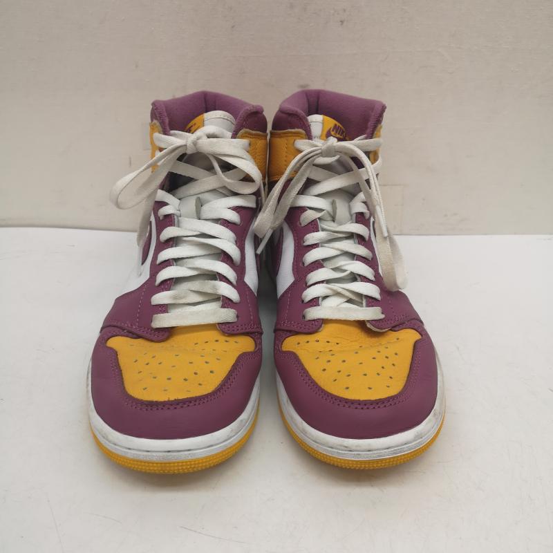 ナイキ NIKE スニーカー スニーカー AIR JORDAN 1 RETRO HIGH OG BROTHERHOOD 555088-706 ワンレトロハイ ブラザーフッド スニーカー 27.0cm メンズ USED 古着 中古 50144239