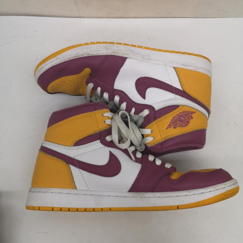 ナイキ NIKE スニーカー スニーカー AIR JORDAN 1 RETRO HIGH OG BROTHERHOOD 555088-706 ワンレトロハイ ブラザーフッド スニーカー 27.0cm メンズ USED 古着 中古 50144239