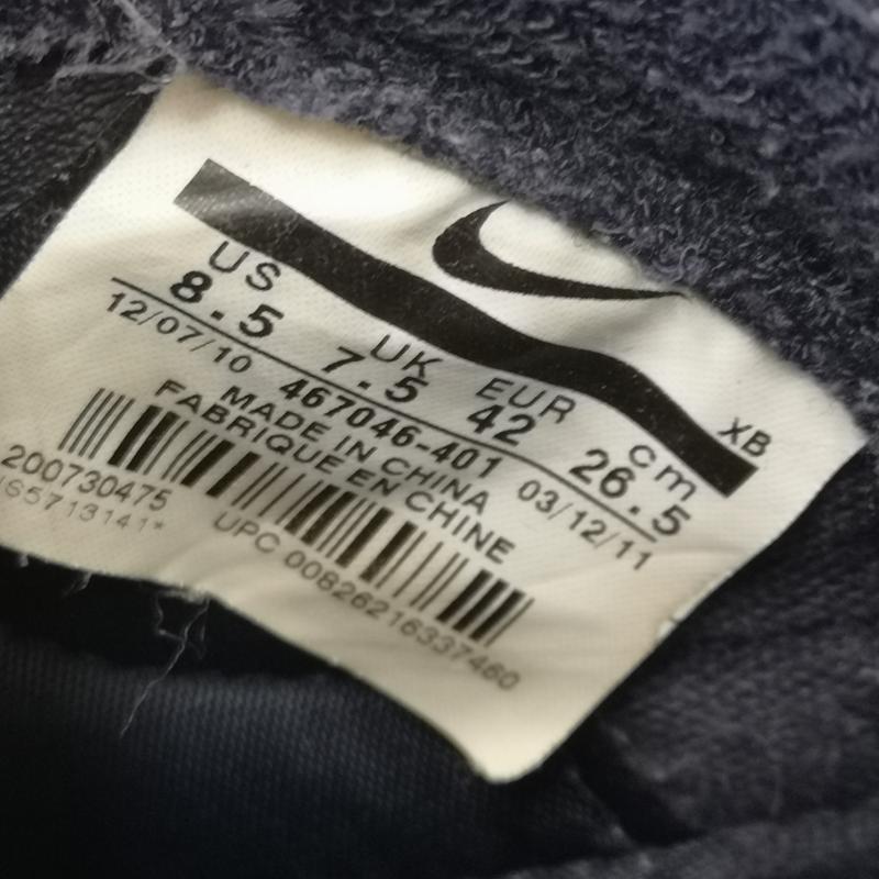 ナイキ NIKE スニーカー スニーカー uniform experiment ハイカット スニーカー 467046-401 26.5cm 紺 / ネイビー / navy メンズ USED 古着 中古 50144253