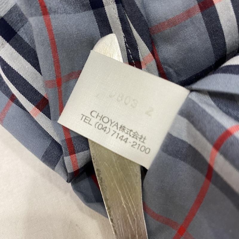 バーバリーロンドン Burberry London シャツ、ブラウス 長袖 ノバチェック 長袖シャツ 刺繍ロゴ blue CHOYA株式会社製 - チェック 青 / ブルー / blue メンズ USED 古着 中古 50144259