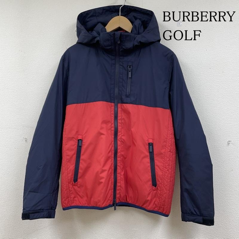 バーバリーゴルフ BURBERRY GOLF ジャケット、上着 ジャンパー、ブルゾン 中綿 ジャケット アウトドア ジップアップ ブルゾン フード付き 前開き パーカー 2 無地 赤 / レッド / red X 紺 / ネイビー / navy メンズ USED 古着 中古 50144268