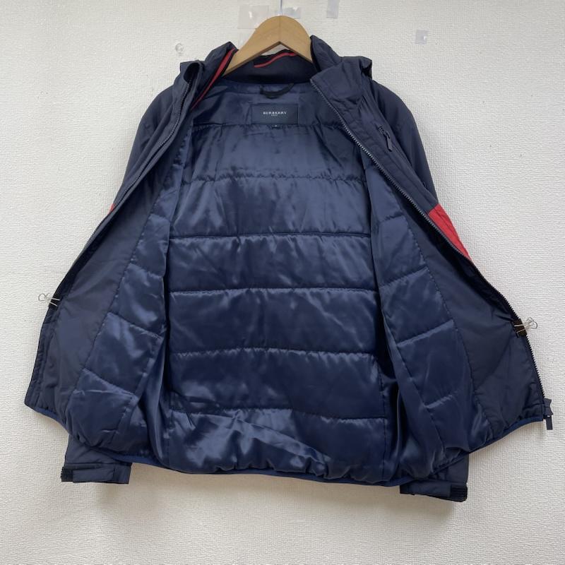 バーバリーゴルフ BURBERRY GOLF ジャケット、上着 ジャンパー、ブルゾン 中綿 ジャケット アウトドア ジップアップ ブルゾン フード付き 前開き パーカー 2 無地 赤 / レッド / red X 紺 / ネイビー / navy メンズ USED 古着 中古 50144268