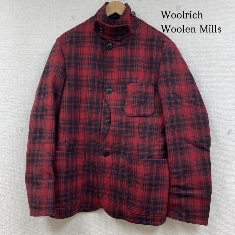 ウールリッチ WOOLRICH ジャケット、上着 ジャンパー、ブルゾン ハンティング ジャケット ブルゾン チェック柄 ボタン ウール スタンドカラー 長袖 前開き S チェック 黒 / ブラック / black X 赤 / レッド / red メンズ USED 古着 中古 50144269
