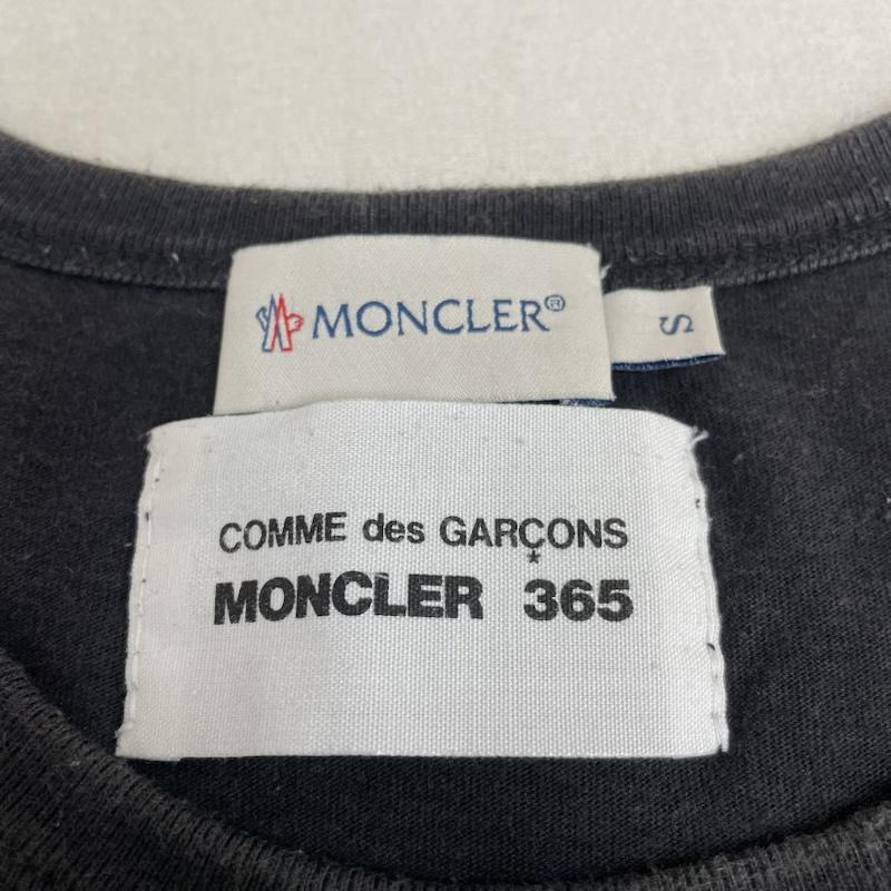 コムデギャルソン COMME des GARCONS Tシャツ 半袖 MONCLER コラボ IE-T003 半袖 Tシャツ スリーライン S ロゴ、文字 X 刺繍 黒 / ブラック / black メンズ USED 古着 中古 50144285