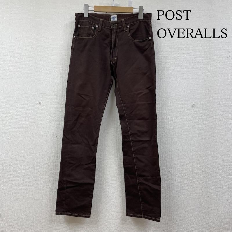 ポストオーバーオールズ POST OVERALLS パンツ ワークパンツ、ペインターパンツ TALON ペインター パンツ ワーク ロングパンツ ジップフライ 無地 USA製 S 無地 茶 / ブラウン / brown メンズ USED 古着 中古 50144301