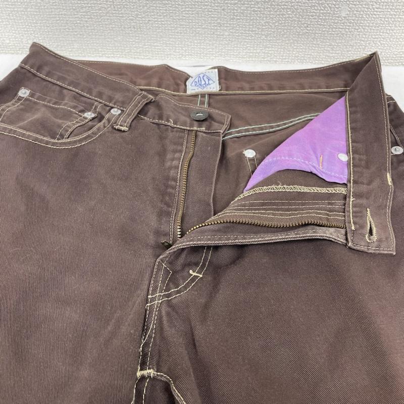 ポストオーバーオールズ POST OVERALLS パンツ ワークパンツ、ペインターパンツ TALON ペインター パンツ ワーク ロングパンツ ジップフライ 無地 USA製 S 無地 茶 / ブラウン / brown メンズ USED 古着 中古 50144301