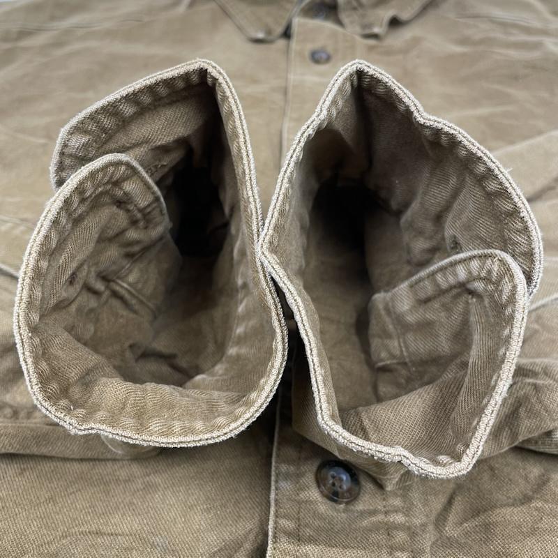ウールリッチ WOOLRICH シャツ、ブラウス 長袖 長袖 ボタンダウン Shirt ロングスリーブ 胸ポケット ボタン バックスキン エルボーパッチ ワークシャツ XXL 無地 茶 / ブラウン / brown メンズ USED 古着 中古 50144305