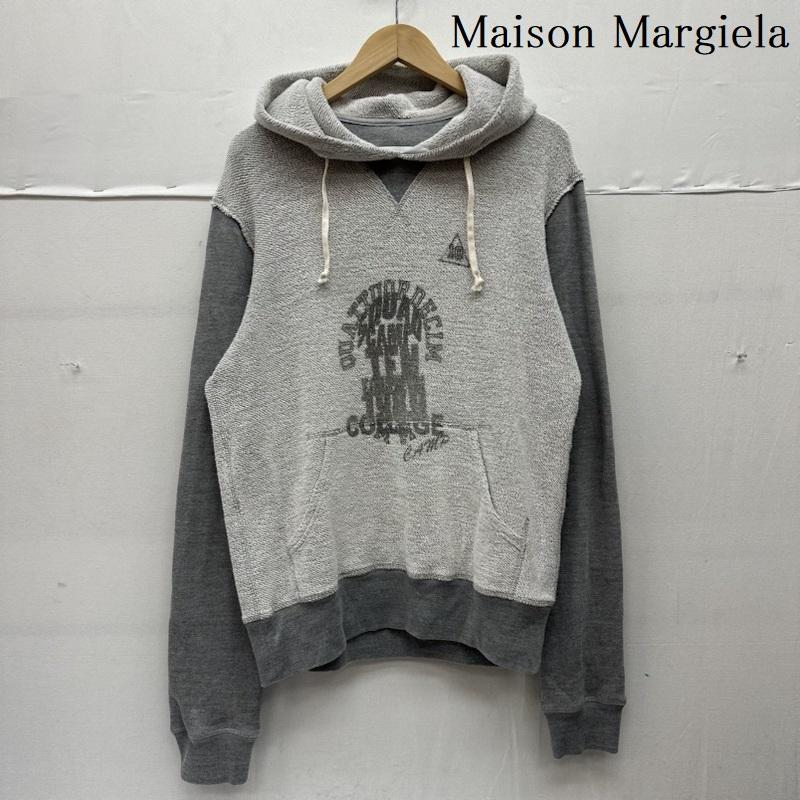 メゾン マルジェラ Maison Margiela パーカー 長袖 再構築 インサイドアウト プルオーバー パーカー S50GU0037 46 灰 / グレー / gray メンズ USED 古着 中古 50144313