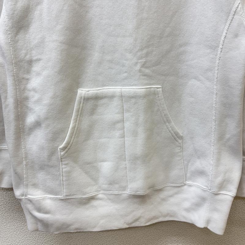 チャンピオン Champion パーカー 長袖 FRAY ID フレイアイディー CWSN122 リバースウィーブ プルオーバー フーディ スウェット パーカー 白 ホワイト M 白 / ホワイト / white レディース USED 古着 中古 50144357