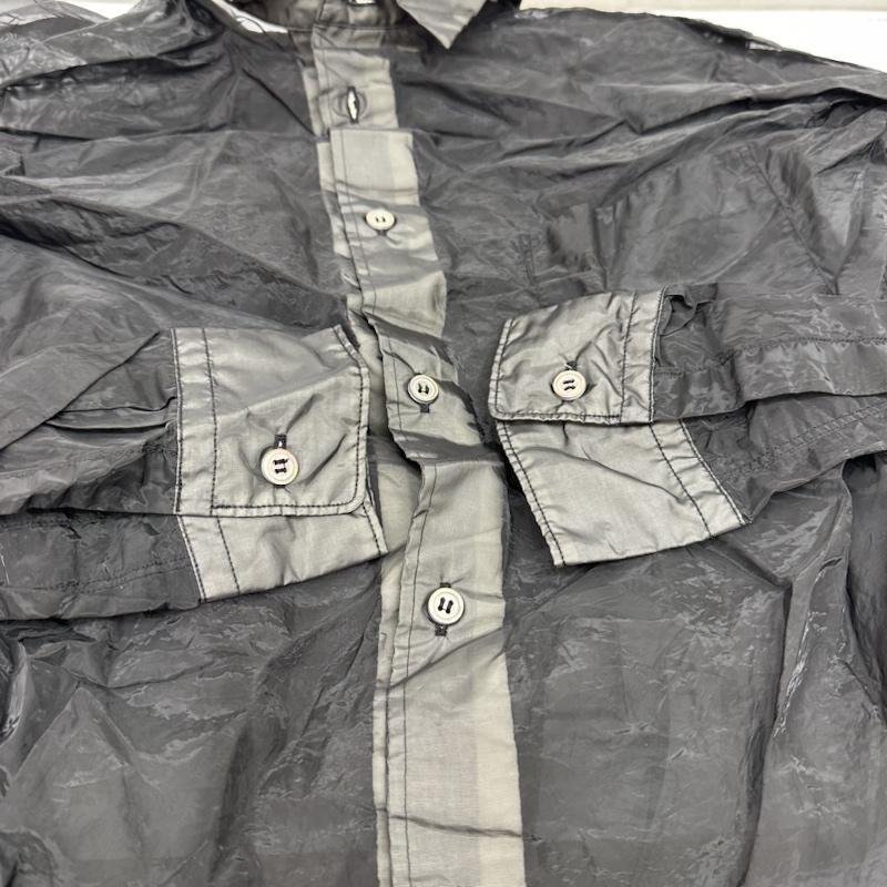 ブラックコムデギャルソン BLACK COMME des GARCONS シャツ、ブラウス 長袖 20AW シワ 加工 シアー シャツ 1F-B022 M 黒 / ブラック / black メンズ USED 古着 中古 50144381