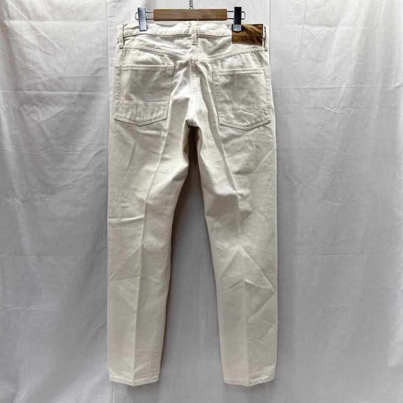 マイヨ maillot パンツ デニム、ジーンズ toppo jeansトッポジーンズ ボタンフライ 股上浅め テーパードシルエット 5ポケットジーンズ セルヴィッチ MAP-029 3 無地 白 / ホワイト / white メンズ USED 古着 中古 50144385