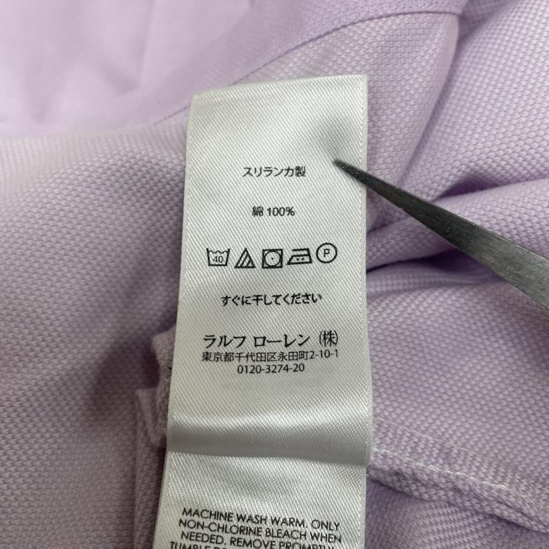 ポロラルフローレン POLO RALPH LAUREN シャツ、ブラウス 長袖 長袖 シャツ ブラウス 裾ポニーロゴ 刺繍 ワンポイント サイズ18 34/35 ピンクパープル - ロゴ、文字 X ワンポイント X 刺繍 桃 / ピンク / pink X 紫 / パープル / purple メンズ USED 古着 中古 50144388