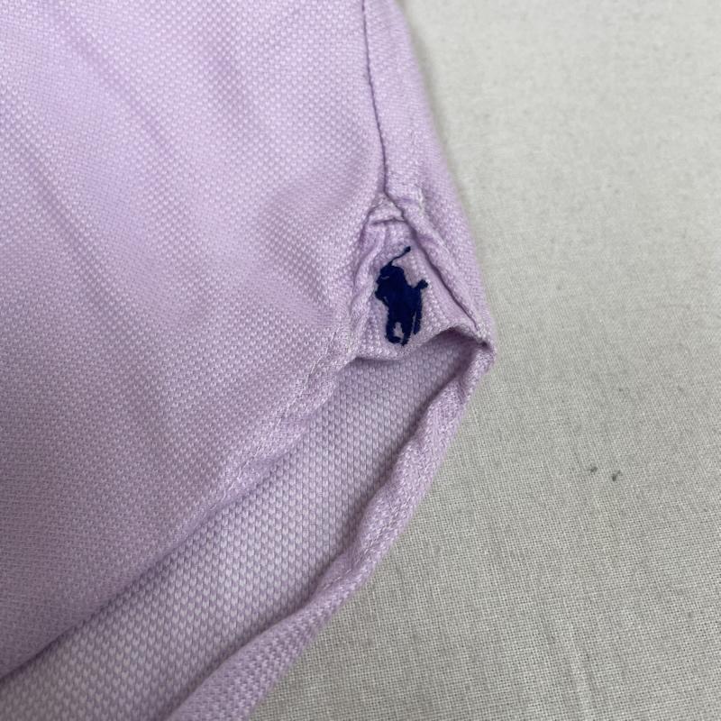 ポロラルフローレン POLO RALPH LAUREN シャツ、ブラウス 長袖 長袖 シャツ ブラウス 裾ポニーロゴ 刺繍 ワンポイント サイズ18 34/35 ピンクパープル - ロゴ、文字 X ワンポイント X 刺繍 桃 / ピンク / pink X 紫 / パープル / purple メンズ USED 古着 中古 50144388