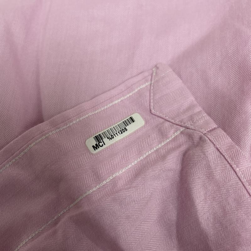 ポロバイラルフローレン Polo by RALPH LAUREN シャツ、ブラウス 長袖 長袖 シャツ ブラウス ボタン カフスボタン袖 裾ポニーロゴ 刺繍 ワンポイント サイズ16-35 - ロゴ、文字 X ワンポイント X 刺繍 桃 / ピンク / pink メンズ USED 古着 中古 50144394