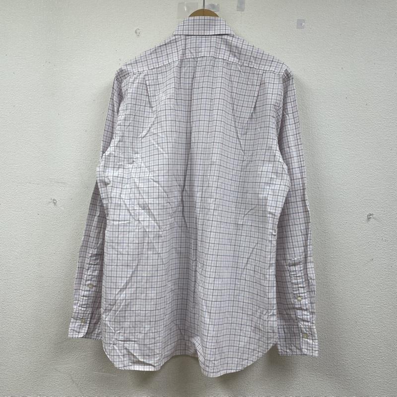 ポロバイラルフローレン Polo by RALPH LAUREN シャツ、ブラウス 長袖 長袖 チェック柄 シャツ ブラウス ボタン 裾ポニーロゴ ワンポイント 刺繍 サイズ16-35 - チェック X ロゴ、文字 X ワンポイント X 刺繍 白 / ホワイト / white X マルチカラー / マルチカラー / multicolor メンズ USED 古着 中古 50144398