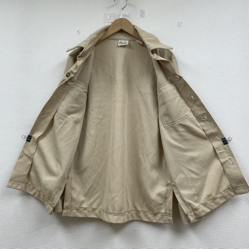 シアーズ SEARS ジャケット、上着 ジャンパー、ブルゾン 70s-80s Kings Road シャツ ジャケット 半袖 前開き ボタン 開襟 オープンカラー ワークブルゾン 42 無地 ベージュ / ベージュ / beige メンズ USED 古着 中古 50144403