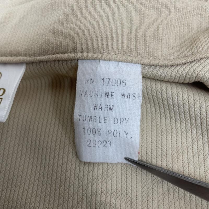 シアーズ SEARS ジャケット、上着 ジャンパー、ブルゾン 70s-80s Kings Road シャツ ジャケット 半袖 前開き ボタン 開襟 オープンカラー ワークブルゾン 42 無地 ベージュ / ベージュ / beige メンズ USED 古着 中古 50144403