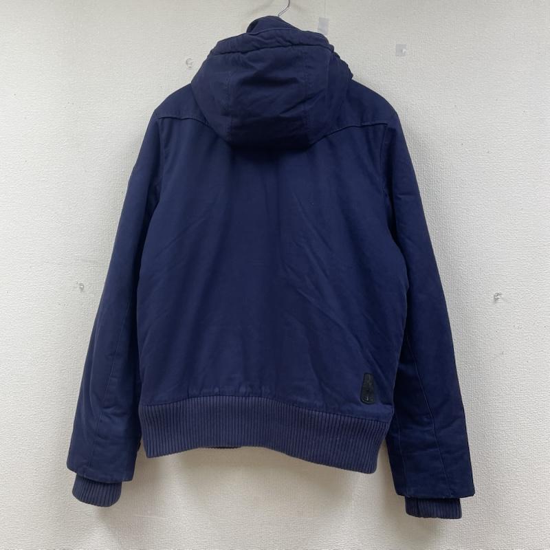 ジースターロゥ G-STAR RAW ジャケット、上着 ジャンパー、ブルゾン 中綿入り ジャケット ONTARIO フーデッドボンバー フルジップアップ ロゴ 刺繍 フード着脱可 251220328 M ロゴ、文字 X 刺繍 紺 / ネイビー / navy メンズ USED 古着 中古 50144405