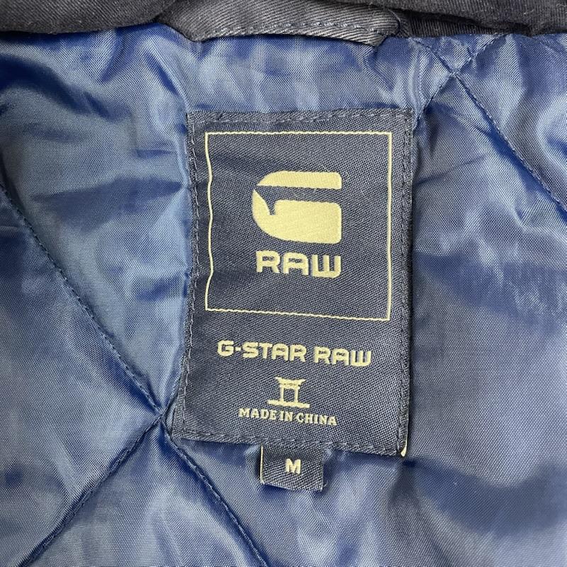 ジースターロゥ G-STAR RAW ジャケット、上着 ジャンパー、ブルゾン 中綿入り ジャケット ONTARIO フーデッドボンバー フルジップアップ ロゴ 刺繍 フード着脱可 251220328 M ロゴ、文字 X 刺繍 紺 / ネイビー / navy メンズ USED 古着 中古 50144405