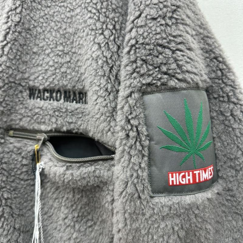 ワコマリア WACKO MARIA ジャケット、上着 ジャンパー、ブルゾン 24FW HIGHTIMES ボア フリース ジャケット HIGHTIMES-WM-OD02 M 灰 / グレー / gray メンズ USED 古着 中古 50144411