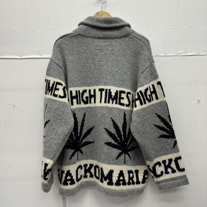 ワコマリア WACKO MARIA ニット、セーター 長袖 24AW HIGHTIMES カウチン ニット カーディガン hightimes-wm-kn04 S 灰 / グレー / gray メンズ USED 古着 中古 50144414