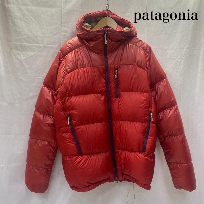 パタゴニア patagonia ジャケット、上着 ダウンジャケット 84570 Fitz Roy Down Parka red S S ロゴ、文字 赤 / レッド / red メンズ USED 古着 中古 50144443