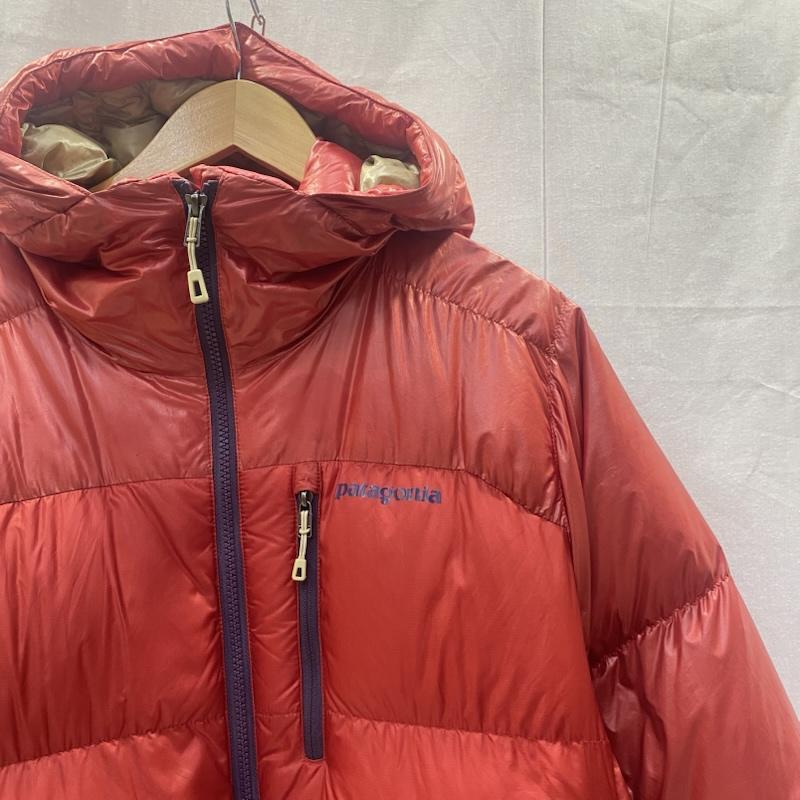 パタゴニア patagonia ジャケット、上着 ダウンジャケット 84570 Fitz Roy Down Parka red S S ロゴ、文字 赤 / レッド / red メンズ USED 古着 中古 50144443