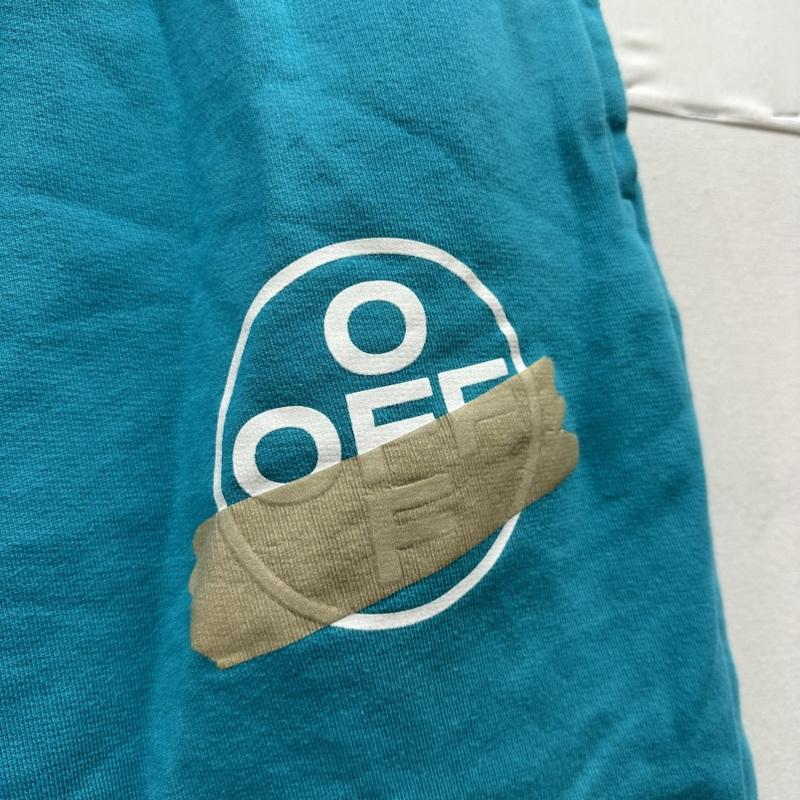 オフホワイト off white パンツ ショートパンツ 20SS ロゴ プリント スウェット ハーフ パンツ OMCI006R20E30002 S 青 / ブルー / blue メンズ USED 古着 中古 50144473