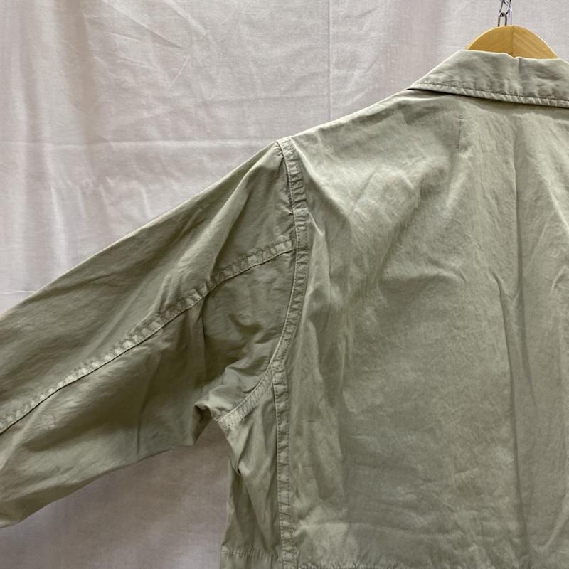 ドゥニーム Denime ジャケット、上着 ジャケット、ブレザー D011E-1002-124 GARMENT DYE CN SAFARI JACKET オリーブ M M 無地 カーキオリーブ / カーキオリーブ / メンズ USED 古着 中古 50144480