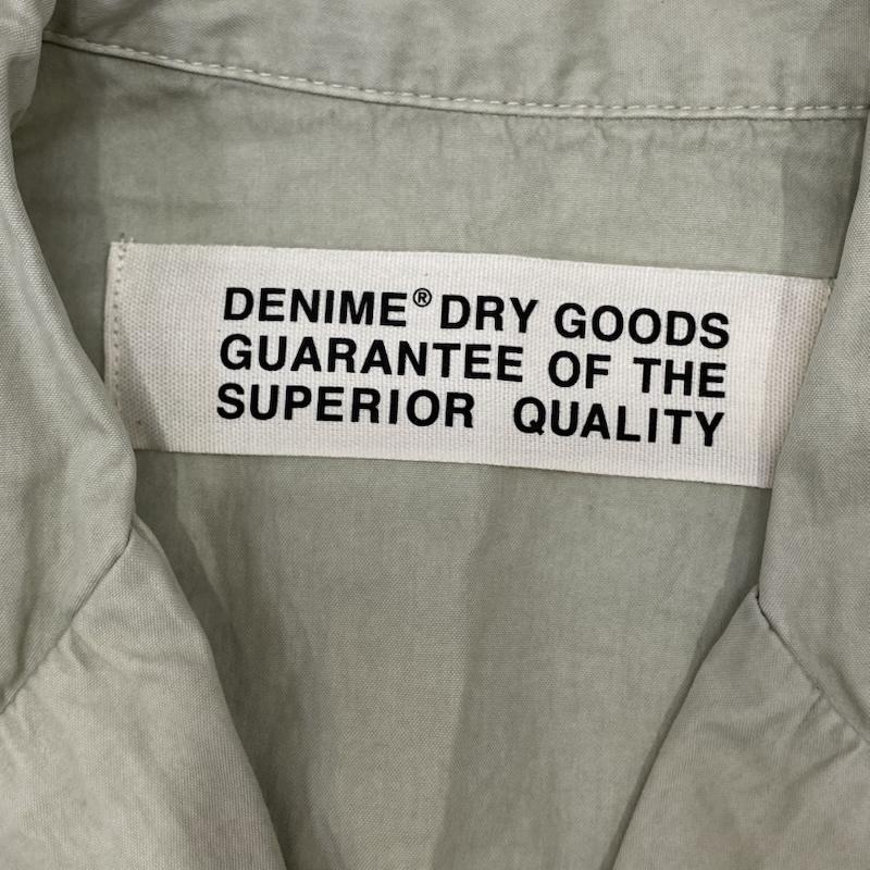 ドゥニーム Denime ジャケット、上着 ジャケット、ブレザー D011E-1002-124 GARMENT DYE CN SAFARI JACKET オリーブ M M 無地 カーキオリーブ / カーキオリーブ / メンズ USED 古着 中古 50144480