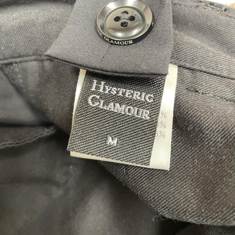 ヒステリックグラマー HYSTERIC GLAMOUR パンツ ワークパンツ、ペインターパンツ 九分丈 サスペンダー付 パンツ 無地 ジップフライ テーパード タック M 無地 黒 / ブラック / black レディース USED 古着 中古 50144488