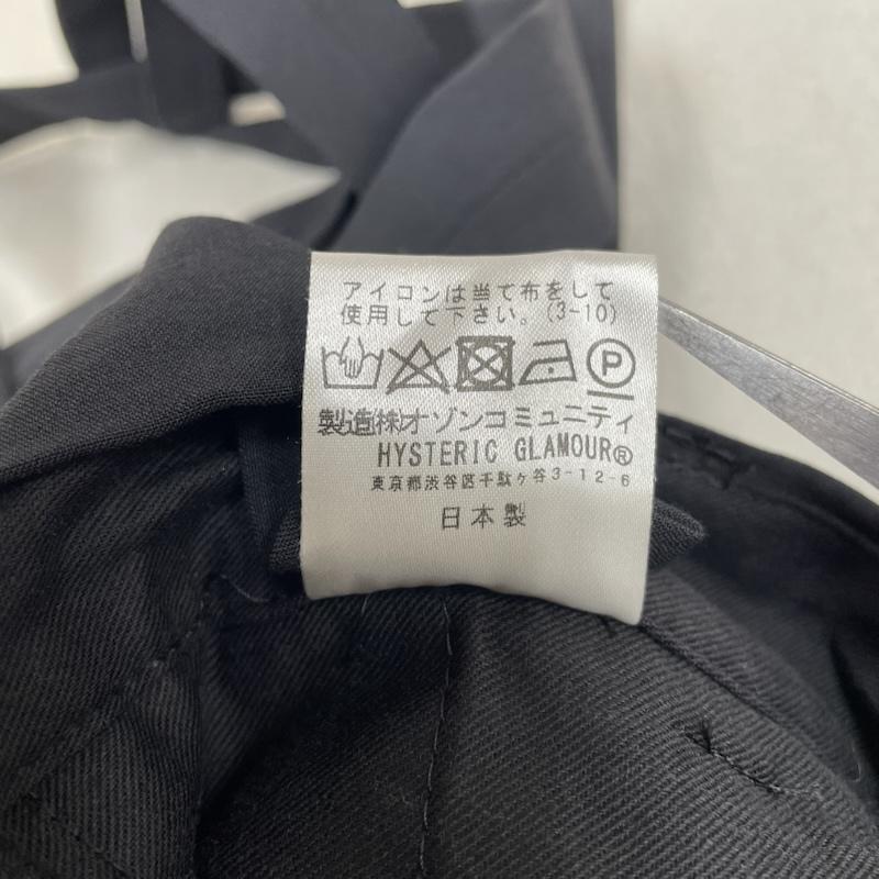 ヒステリックグラマー HYSTERIC GLAMOUR パンツ ワークパンツ、ペインターパンツ 九分丈 サスペンダー付 パンツ 無地 ジップフライ テーパード タック M 無地 黒 / ブラック / black レディース USED 古着 中古 50144488
