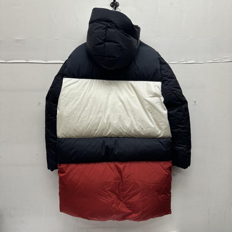モンクレール MONCLER コート ダウンコート Craig Green PORPOISE フード ダウンコート D209H4232500 クレイググリーン 0 ロゴ、文字 紺 / ネイビー / navy X 白 / ホワイト / white X 赤 / レッド / red メンズ USED 古着 中古 50144530